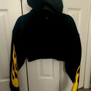 Fashion Nova Cropped Hoodie